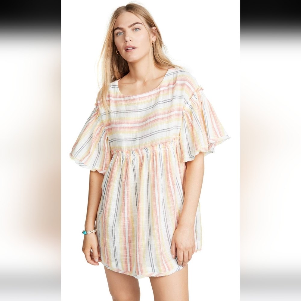 Free People Summer Nights Oversized Mini Dress - Picture 3 of 9
